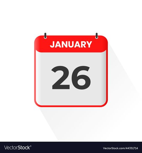 January Images, Facebook And Instagram Logo, Calendar Png, 26th January, Date Month, Calendar Vector, January Calendar, Birthday Posters, Good Morning Greeting Cards