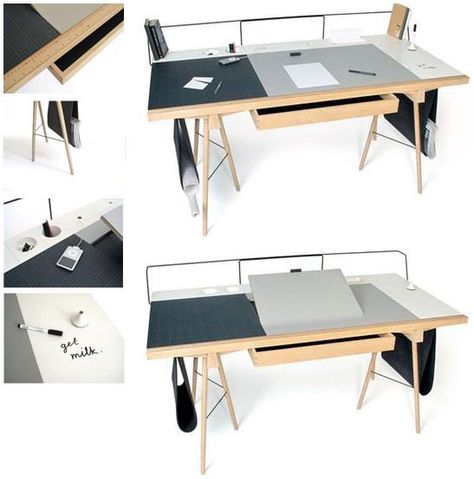 Versatile desk Architect Table Design, Drafting Table Design, Homework Table, Architect Career, Architect Desk, Tamizo Architects, Architect Table, Architects Desk, Work Tables