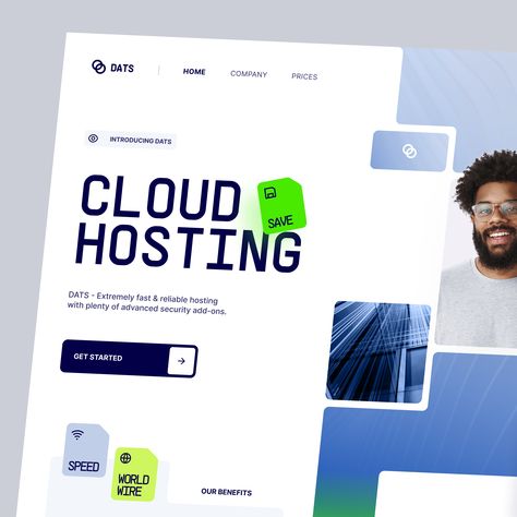 Web site design for Cloud Hosting Platform by Halo Lab #webdesign #startup #saas #coolwebdesign Cloud Website Design, Web Site Design, Hosting Website, Analytics Dashboard, Website Ideas, Dashboard Design, Free Space, Site Design, Best Web