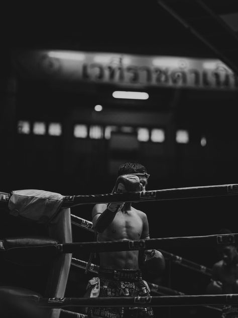 Muay Thai Fighter, Martial Arts Photography, Boxer Aesthetic, Boxing Images, Boxe Thai, Muay Thai Training, Portraiture Art, Boxing Gym, Martial Artists