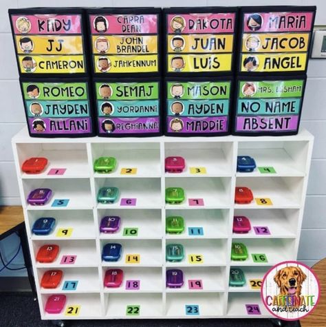 83 Best Classroom Organization Ideas - Chaylor & Mads Classroom Mailboxes, Classroom Organization Ideas, Teacher Cart, Kindergarten Classroom Setup, Classroom Organization Elementary, Classroom Hacks, Kindergarten Classroom Decor, Teaching Organization, Prek Classroom