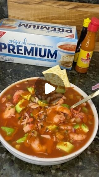 @perla.cee on Instagram: "Shrimp Cocktail/Coctel De Camaron😋🔥  Ingredients: 3pounds of Shrimp Jaiba/imitation Crab Cucumber Tomato Red Onion Cilantro Lime Clamato Salsa Guacamaya Maggi Sauce  Recipe: in a large pot add water,1 small piece of onion and salt, add the shrimp, once the shrimp turns pink it’s ready. Be sure to remove the shrimp from the water right away or they will harden. In a bowl add the shrimp and the veggies along with 2 cups of the water that the shrimp was boiled in, 2 cups of ketchup, Clamato juice, lime juice & season with salt and pepper,mix and it’s ready💞  #mexicanfood#comidamexicana#shrimpcockta il#mariscos#cocteldecamaron#dinnerideas#summermeals#yummy#delicious#clamato#foodie" Maggi Sauce, Crab Stuffed Shrimp, Cucumber Tomato, Shrimp Cocktail, Cilantro Lime, Large Pots, Red Onion, Cilantro, Crab