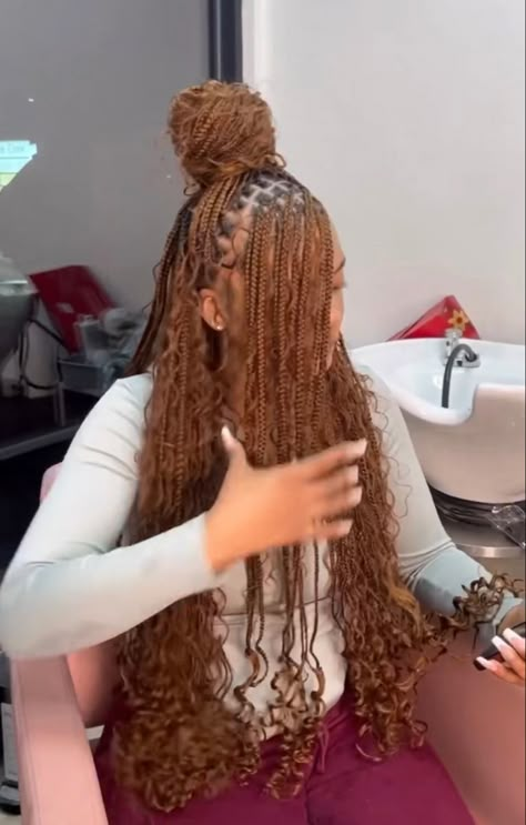 Braids Aesthetic, Brown Braids, Natural Hair Short Cuts, Black Ponytail Hairstyles, Goddess Braids Hairstyles, Quick Natural Hair Styles, Blonde Braids, Cute Braided Hairstyles, Dyed Hair Inspiration