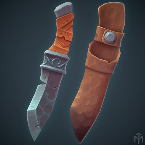 Dagger Concept Art, Game Props Concept, Pirate Props Concept Art, Video Game Props Concept Art, Stylized Props Concept Art, Job Posting, Game Art, Concept Art, Art Design