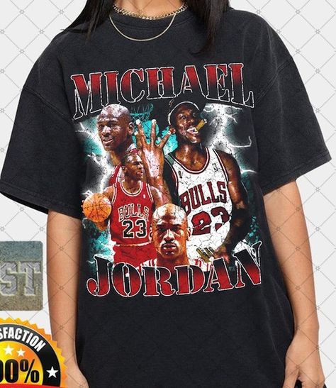 Michael Jordan Vintage Inspired 90's Rap Unisex T-shirt | Etsy 90s Graphic Tees Vintage, 90s Shirts Graphic Tees, Michael Jordan Vintage, Vintage Tshirt Design, Vintage Rap Tees, Minimal Shirt Design, Vintage Shirt Design, Rap Shirt, Jordan Shirts