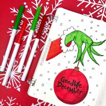 Journal Ideas For December, Bullet Journal Ideas For December, Christmas Bullet Journal Ideas, Christmas Bullet Journal, Bullet Journal Christmas, December Bullet Journal, Bullet Journal 2020, Bullet Journal Set Up, Bullet Journal Cover Page