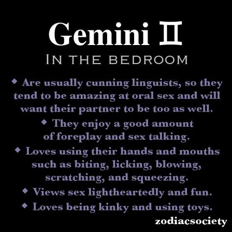 Gemini in the bedroom All About Gemini, Gemini Personality, Gemini Traits, Sun Signs, Gemini Girl, Gemini Quotes, Gemini Life, Gemini Love, Astrology Gemini