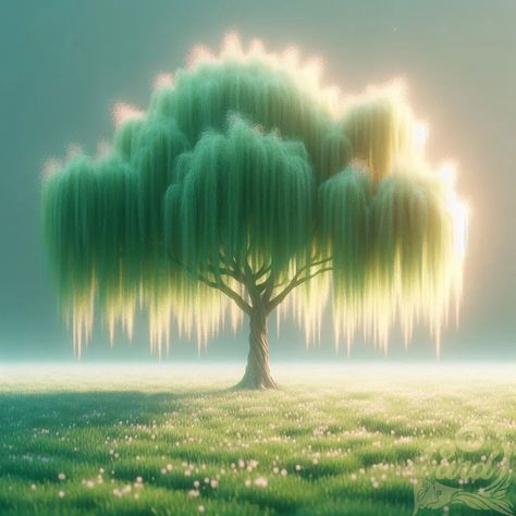 https://card9.com/ai/willow-tree Chinese Willow Tree, Fantasy Willow Tree, Weeping Willow Tree Aesthetic, Willow Tree Art, Weeping Willow Tree, Hanging Tree, Weeping Willow, Tree Drawing, Willow Tree