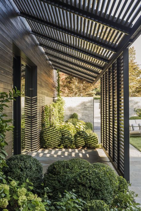 The French Laundry | envelope A+D | Archinect Pergola Metal, Pergola Diy, The French Laundry, Covered Walkway, Patio Pergola, Building A Pergola, Modern Pergola, Pergola Design, French Laundry