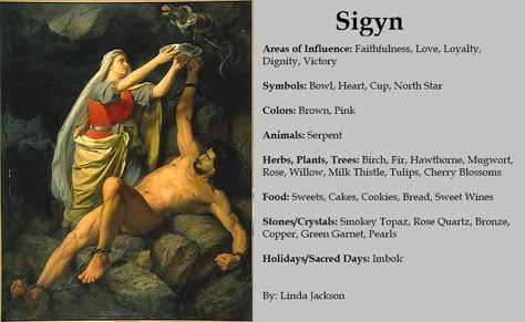 Correspondences of Norse Goddess Sigyn Sigyn Goddess Norse Mythology, Sigyn Goddess Art, Loki Deity Correspondences, Norse Goddess Aesthetic, Loki And Sigyn Norse Mythology, Lofn Goddess, Loki Correspondences, Sigyn Goddess Aesthetic, Sigyn Norse Mythology