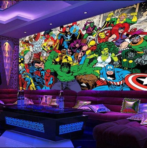 Tv Wall Bedroom, Geek Bar, Aesthetic Barbie, Hotel Coffee Shop, 3d Murals, Community Coffee, Bar Living Room, Coffee Shop Interior Design, Coffee Shop Bar