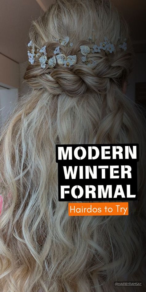 Winter formal hairstyles Short Hair Sleek, Formal Event Hairstyles, Winter Formal Hairstyles, Formal Hairdos, Long Hair Looks, Hairstyles Formal, Event Hairstyles, Hair Sleek, Intricate Braids