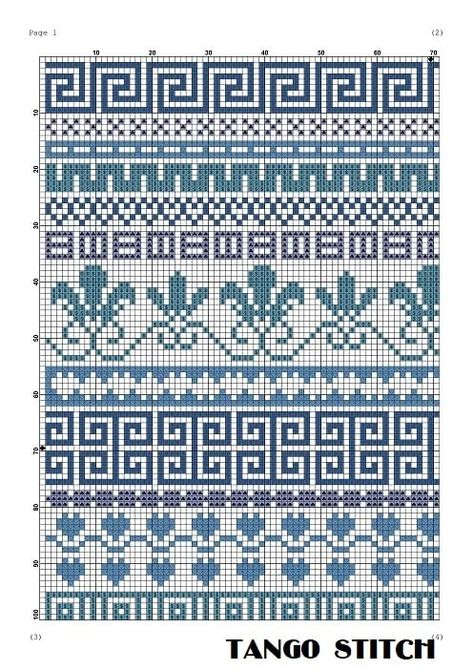 Embroidery Designs Blue, Ornaments Cross Stitch, Cross Stitch Cushion, Cross Stitch Border Pattern, Greek Pattern, Holiday Cross Stitch, Greek Design, Simple Embroidery Designs, Stitch Shop