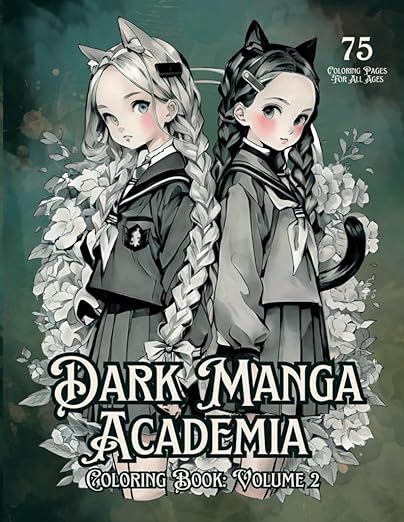 Amazon.com: Dark Manga Academia: Volume 2: Gothic Glam Coloring Book for Adults and Teens, 75 Grayscale Coloring Pages: 9798862590739: Ciaverella, Anne: Books Dark Manga, Autumn Witch, Gothic Glam, Grayscale Coloring Pages, Coloring Book For Adults, Grayscale Coloring, Cool Coloring Pages, Forest Friends, Book Bundles