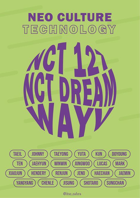 POSTER WALL DECOR KPOP TYPOGRAPHY GREEN NCT KOREAN BOY GROUP Nct Design Graphic, Nct 127 Graphic Design, Nct 127 Poster Aesthetic, Nct Aesthetic Poster, Nct Graphic Design Posters, Nct Poster Aesthetic, Nct Graphic Design, Nct Design, Concert Banner