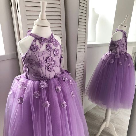 Purple Wedding Party, Lavender Flower Girl, Lavender Flower Girl Dress, Thrifty Wedding, Purple Tutu Dress, Purple Flower Girls, Lace Top Wedding Dress, Purple Flower Girl Dress, Blush Flower Girl Dresses