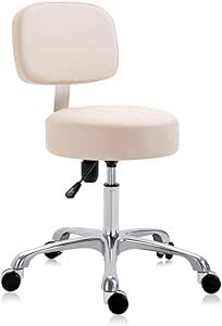 DR.LOMILOMI Extra-Wide Seat Rolling Swivel Clinic Medical Salon Stool Chair with Memory Foam 502 Revolving Chair, Bday List, Nurses Station, Massage Equipment, Professional Massage, Salon Chairs, Garage Shop, Stool Chair, Desk Chair