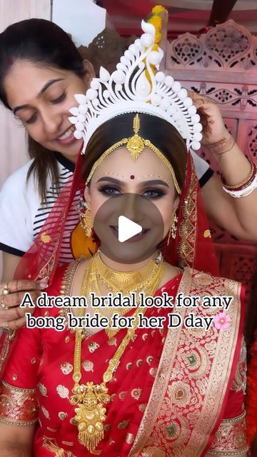 Ishita Mishra Sarkar on Instagram: "Book your day to make your D day more special and memorable with us…. 
To book contact on 8335970056
.
#bengalibride #bengaliculture #bengaliwedding #bengalitradition" Bengali Bridal Look, Bengali Culture, Bengali Bridal Makeup, Bengali Bride, Wedding Morning, Bengali Wedding, April 12, Morning Wedding, D Day