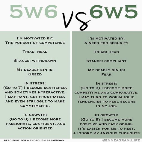 Elisabeth Bennett on Instagram: “The main differences between a 6w5 and 5w6 are going to be the main differences between someone of a core number 5 and core number 6. Since…” Enneagram 5 Wing 6, Enneagram 5w6, 6 Enneagram, 5 Enneagram, Type 6 Enneagram, Istj Personality, Writing Reference, Enneagram Type 3, Enneagram Type 2