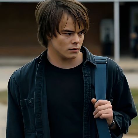 Charlie Heaton, Jonathan Byers, Stranger Things, Blue, Black