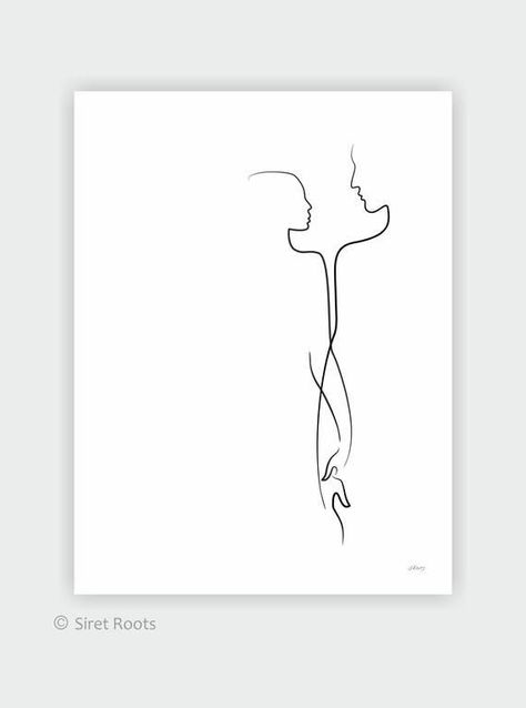 Man And Woman Holding Hands, Minimalist Line Drawing, طابع بريدي, Minimalist Drawing, Line Art Tattoos, Beauty Art Drawings, Line Art Design, Outline Art, Abstract Line Art