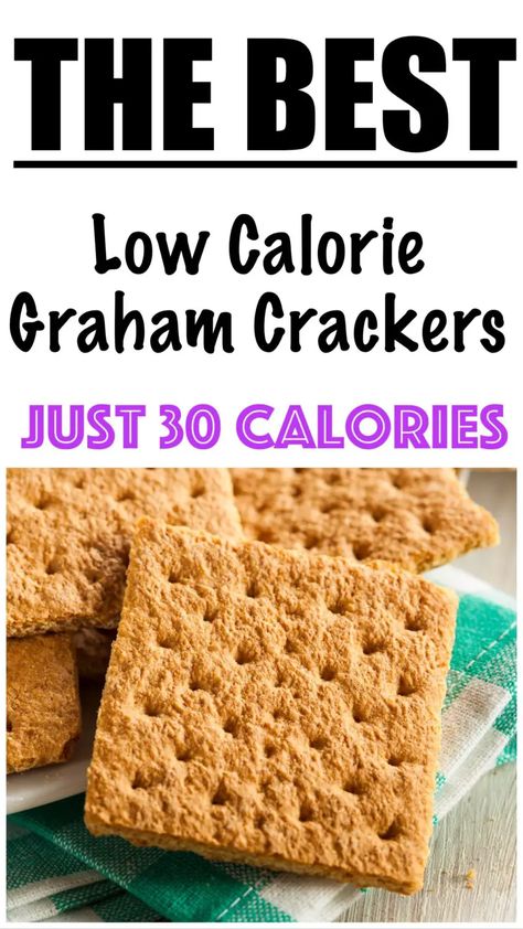 Low Calorie Graham Crackers, Low Calorie Crackers Recipe, Healthy Graham Cracker Snacks, Low Carb Graham Crackers, Low Calorie Crackers, Healthy Graham Crackers, Ww Cookies, Graham Crackers Recipe, Fat Cookies