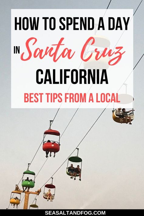 What To Do In Santa Cruz, What To Do In Santa Cruz California, Things To Do In Santa Cruz California, Things To Do In Santa Cruz, Santa Cruz Boardwalk, Pacific Coast Road Trip, Santa Clara California, Plan A Day, California Roadtrip