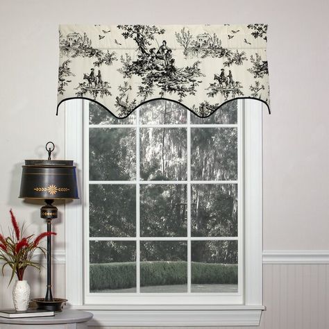 Tammara Lined Empress Filler 50" Window Valance & Reviews | Birch Lane Tie Up Curtains, Window Toppers, Curtain Shop, Kitchen Valances, Valance Window Treatments, Curtain Valance, Stylish Beds, Cafe Curtains, Window Valance