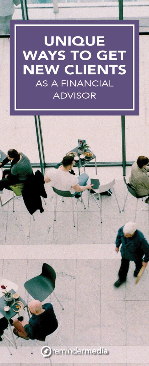 Building your client base as a financial advisor can be an overwhelming task. For new advisors especially, gaining the trust and respect of potential clients takes time. And while it’s important to work hard and be patient, it’s also important to continually try new ways to get clients as a financial advisor. | #clients #financial #financialadvisor #advisor Financial Advisor Office, Financial Advisor Career, Smart Goals Examples, Client Profile, Goal Examples, Get Clients, Client Appreciation, Financial Advisor, How To Get Clients