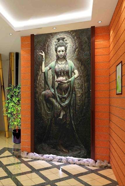 Online Shop 3d room wallpaper custom mural non-woven picture 3d Dunhuang Buddha dance porch painting photo 3d wall murals wallpaper | Aliexpress Mobile Buddha Painting Canvas, 3d Room, Buddha Wall Art, Buddha Art Painting, Dunhuang, Murals Wallpaper, 3d Wall Murals, Buddha Painting, Custom Murals