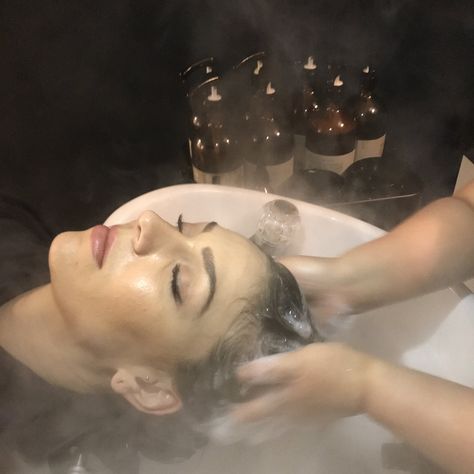 Blow Me Away LA - head spa treatments, scalp care Head Massage Aesthetic, Hair Spa Aesthetic, Head Spa Aesthetic, Hair Spa Images, Head Spa Salon, Japanese Head Spa, Facial Spa Aesthetic, Salon Esthetics, Scalp Facial