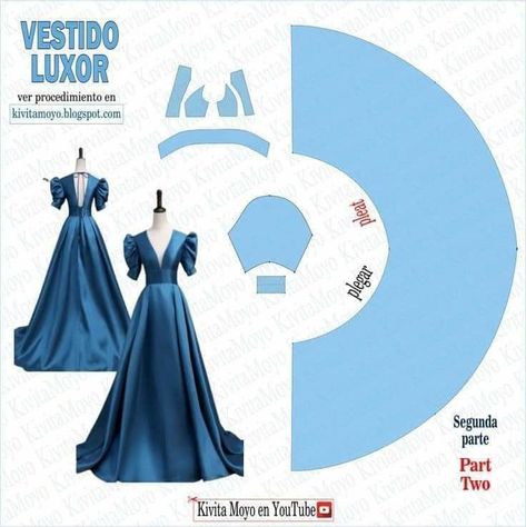 Princess Dress Patterns, Pola Blus, Projek Menjahit, Clothing Pattern Design, Dress Patterns Diy, Corset Sewing Pattern, Barbie Sewing Patterns, Girls Dress Sewing Patterns, Fabric Sewing Patterns