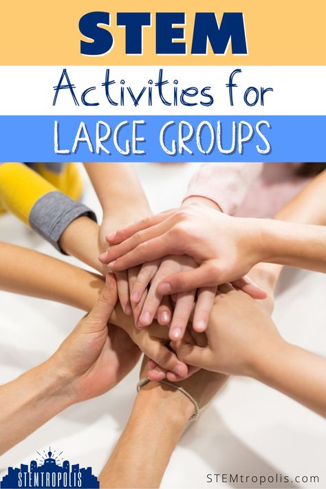 STEM Activities for Large Groups - If you’re an educator, a homeschooling parent, or simply want some fun activities for the family at home STEM activities for larger groups can create fun and enjoyable experiences that combine the power of science and cooperation. Whether it is a demonstration that engages with children’s minds or a team-building exercise that brings them together, STEMtropolis.com has what you need for activities, challenges, printables, and more! Family Stem Activities, Large Team Building Activities, Team Building Stem Activities, Stem High School, Team Building Challenges, Leadership Activities, Family At Home, Pto Ideas, Engineering Challenge