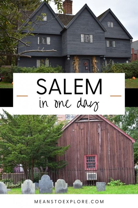 Salem Massachusetts Travel, Halloween Destinations, Day Trips From Boston, House Of Seven Gables, Witch City, Massachusetts Travel, Secret Passageways, Haunted Hotel, Salem Massachusetts