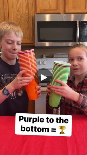 1.7M views · 12K reactions | It got down to the wire! #reels #games #familygamenight | Benson Bros | Benson Bros · Original audio Benson Family Games, Benson Bros, Nye Games, Hanukkah Game, School Carnival Games, Easter Games For Kids, Alzheimers Activities, Purple Cups, Family Challenge