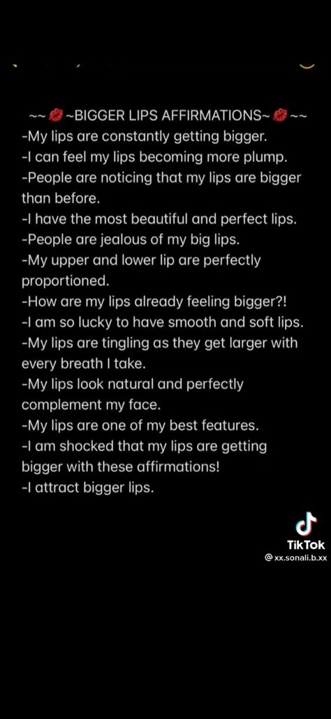 Perfect Lips Affirmations, Bigger Lips Affirmations, Big Lip Affirmations, Long Eyelashes Affirmations, Lip Affirmations, Perfect Face Affirmations, Big Lips Affirmations, Feline Eyes Affirmations, Lips Affirmations