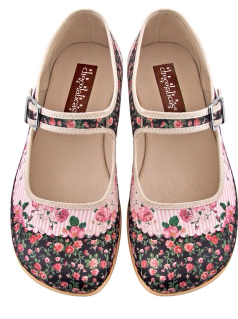 Womens Mary Jane Flats, Hot Chocolate Design, Mary Jane Shoes Flat, Floral Flats, Chocolate Design, Flats Online, Womens Mary Janes, Mary Jane Flats, Trendy Shoes