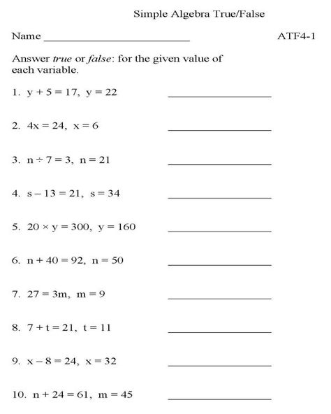 Free 9th Grade Math Worksheets Printable | Learning Printable 10th Grade Math Worksheets, Basic Algebra Worksheets, Algebra Equations Worksheets, Teen Games, 10th Grade Math, 8th Grade Math Worksheets, 9th Grade Math, Pre Algebra Worksheets, Literal Equations