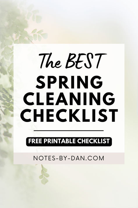 text reads Achieve a Fresh Start with the Best Spring Cleaning Checklist! 🌸 (Free Printable) - Enjoy a clutter-free and organized home with this Spring Cleaning and Decluttering Checklist! Spring Cleaning Schedules, Spring Cleaning Guide, Spring Cleaning Checklist Printable, Spring Cleaning Challenge, Natural Cleaning Products Diy, Homemade Cleaning Recipes, Spring Cleaning Tips, Cleaning Schedules, Cleaning Printable