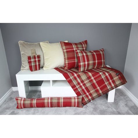 Alpen Home Oneybrook Bed Runner | Wayfair.co.uk Indoor Garden Diy, Spare Bedroom Decor, Garden Diy Decoration Ideas, Tartan Cushions, Tartan Bedding, Large Throw Pillows, Diy Decoration Ideas, Wool Texture, Square Sofa