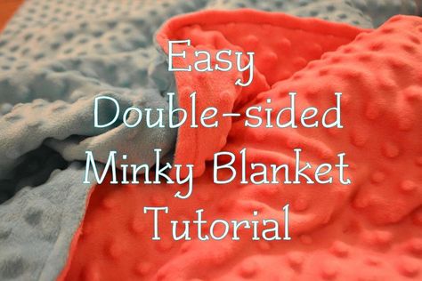 Minky Blanket Tutorial, Self Binding Baby Blanket, Blanket Binding, Quilt Videos, Trendy Baby Blankets, Diy Baby Blanket, Blanket Tutorial, Easy Baby Blanket, Tie Blankets