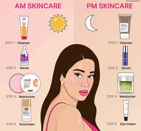 Am to Pm skincare 😍 #skin #skincare #am #pm #routine #goodskin #beautiful #beautybloggers #beautycommunity #sunscreen #mosturizer #serum #lahore #aseya_salon Acne Prone Skin Care Routine, Pm Skincare, Remedies For Glowing Skin, Acne Prone Skin Care, Hair Mask For Damaged Hair, Night Skin Care Routine, Basic Skin Care Routine, Acne Care, Skin Care Routine Steps