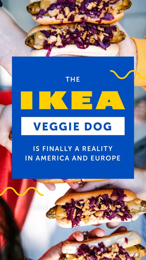 The IKEA Veggie Dog Is Finally a Reality in America and Europe Ikea Veggie Dog Recipe, Veggie Dog, Pescatarian Meals, Food Sandwiches, Veggie Dogs, Vegan Ideas, Vegan Shopping, Pescatarian Recipes, Plant Based Lifestyle