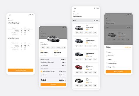 Car Rental Website, Economy Design, Mobile App Inspiration, Software Ui Design, Illustration Map, Car Rental App, Car App, Drive App, Car Ui