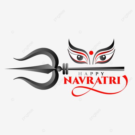 Navratri Png Text, Navratri Png, English Typography, Facebook Cover Images Wallpapers, Navratri Devi Images, Happy Navratri Wishes, Foto Editing, Lord Durga, Frame Wallpaper