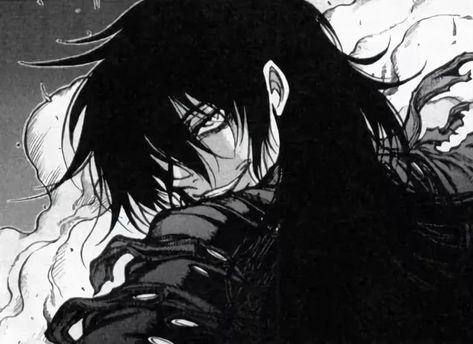 Hellsing Ultimate Icons, Hellsing Ultimate, Hellsing Alucard, Dark Icons, Manga Icons, Aesthetic Wallpaper, Manga Anime, Hair, Anime