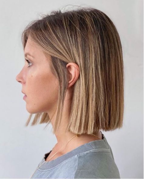 Corte Bob, Fall Hair Cuts, Haircuts For Fine Hair, Short Blonde Hair, Hair Today, Balayage Hair, Bobs Haircuts, Fine Hair, Bob Hairstyles