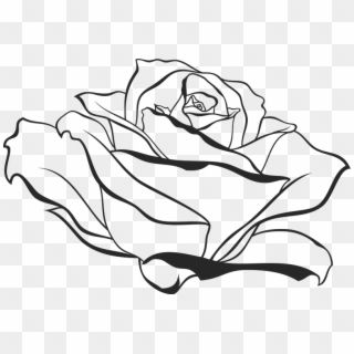 Rose Side View Drawing, Rose Side Profile Flower, Rose Drawing Side View, Rose Side View, Ysl Winter, Flower Side View, Serotonin Tattoo, Rose Reference, Rose Sketch