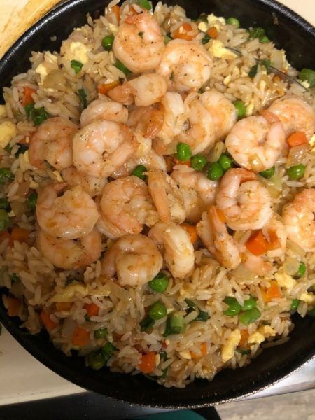 Better Than Takeout Fried Rice Shrimp - Grandma's Homemade Goodness Fried Rice Shrimp, Jerk Steak, Chinese Shrimp Fried Rice, Takeout Fried Rice, Yellow Rice Recipe, Rice Shrimp, Yellow Rice Recipes, Shrimp Fried Rice Recipe, Shrimp And Rice Recipes