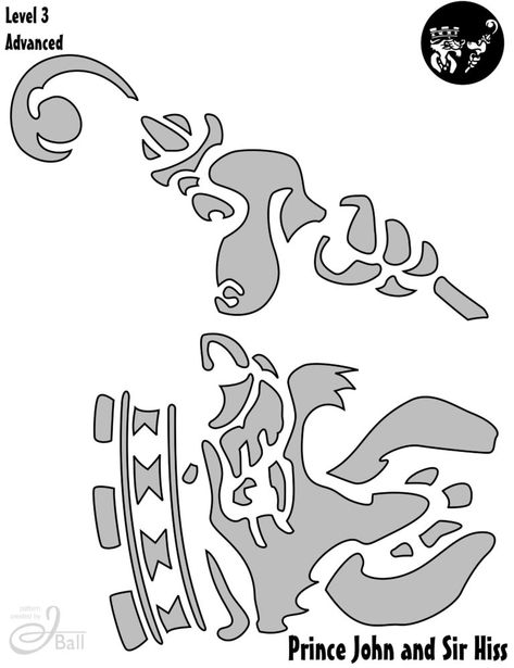 Loki Pumpkin Carving Stencil, Disney Pumpkin Stencils, Disney Pumpkin Carving Templates, Sir Hiss, Disney Stencils, Halloween Pumpkin Templates, Pumpkin Carving Stencils Templates, Pumpkin Templates, Prince John